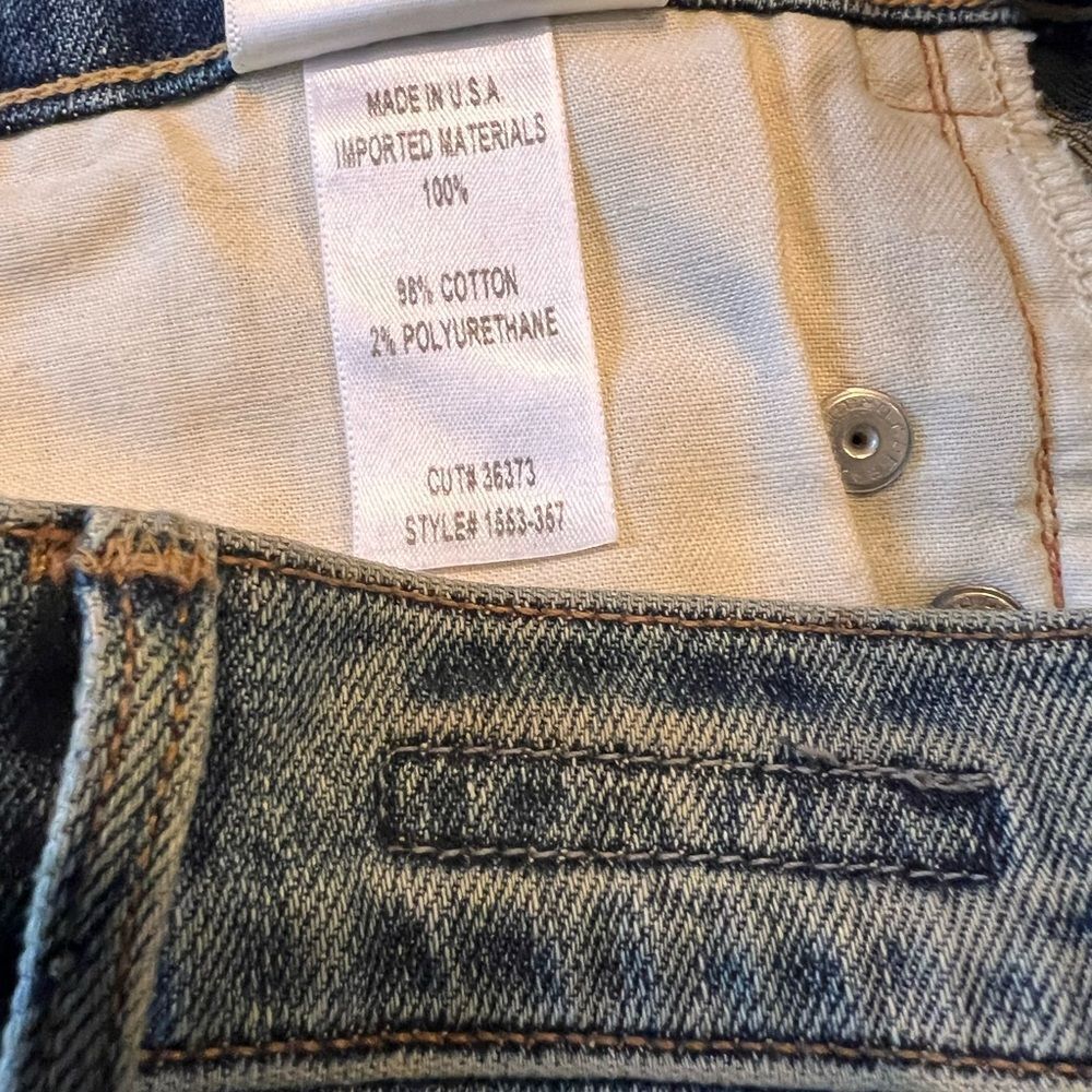 Citizens Of Humanity Distressed Wide-Leg Jeans size 27 - Picture 7 of 11